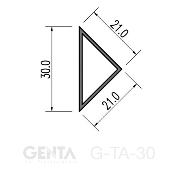 Kích thước nẹp vát góc G-TA-30