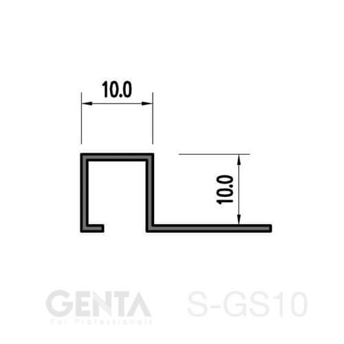 Bản vẽ nẹp S-GS10