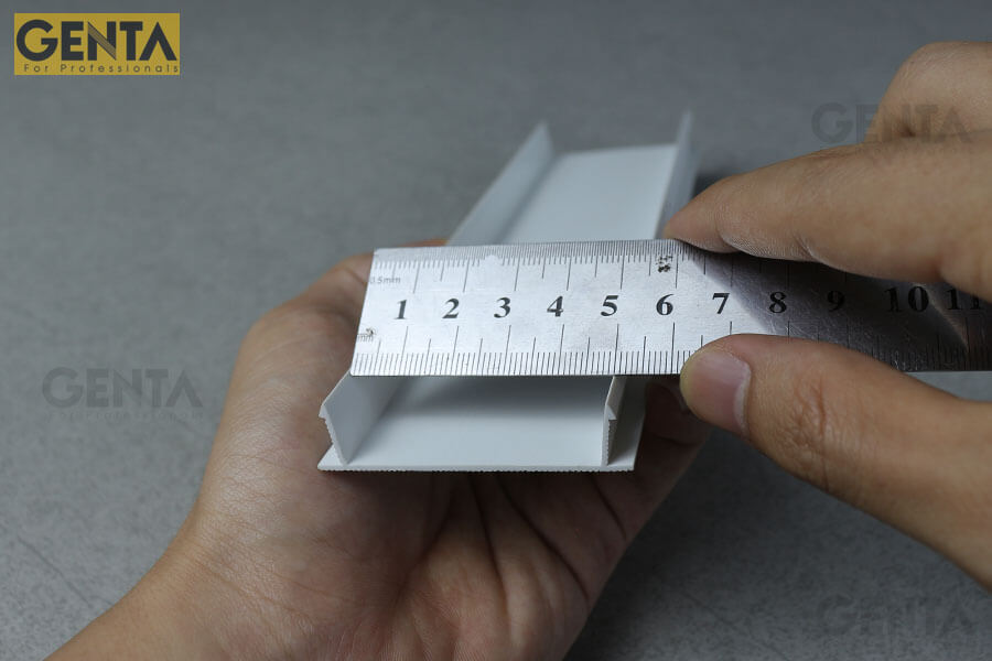 Nẹp nhựa chữ U GL-50 chất lượng có độ dày dặn >1mm