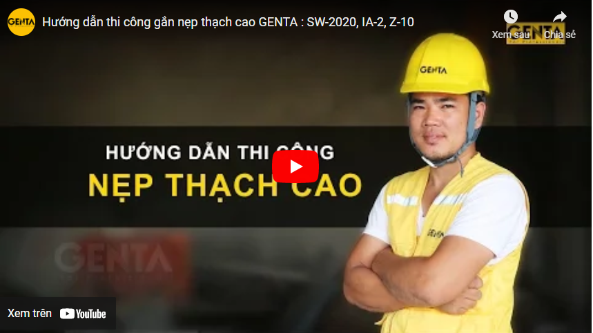 Hướng dẫn thi công nẹp thạch cao