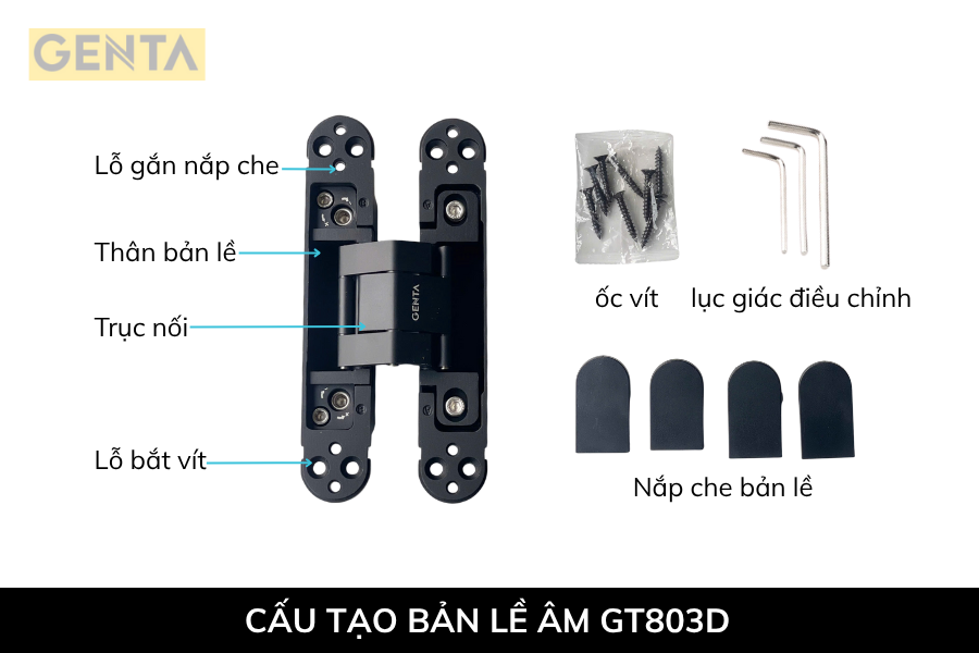 cấu tạo bạn lề âm gt803d
