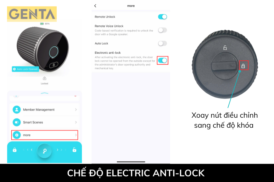Chế độ electric anti lock