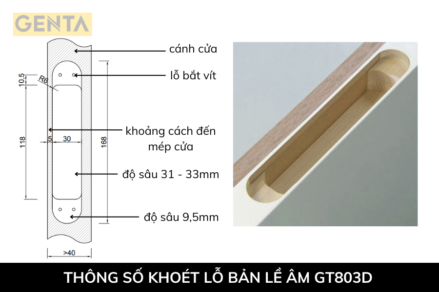 thông số khoét lỗ bản lề âm GT803D