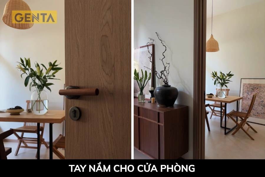 Bộ tay nắm cửa sử dụng cho cửa phòng
