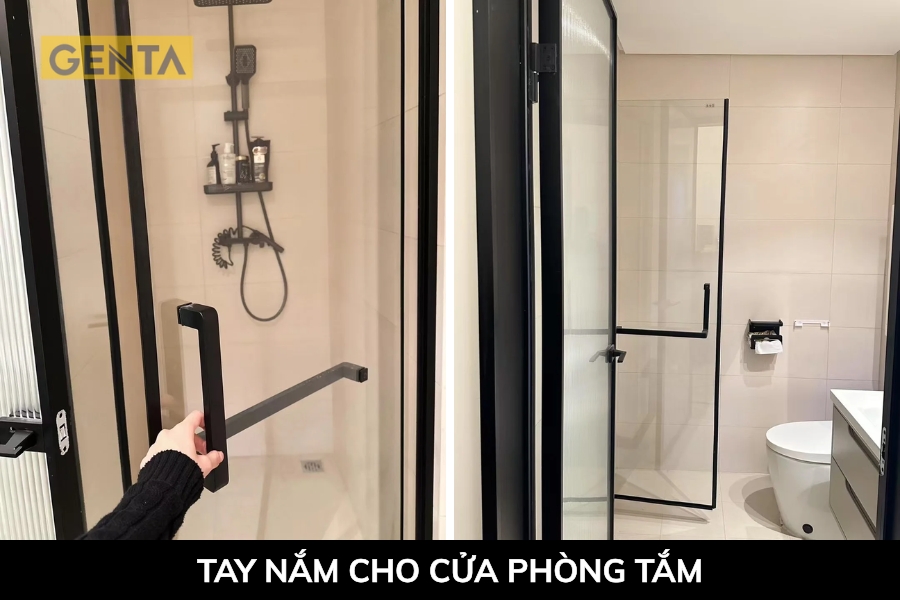 Ứng dụng cho cửa phòng tắm - vệ sinh